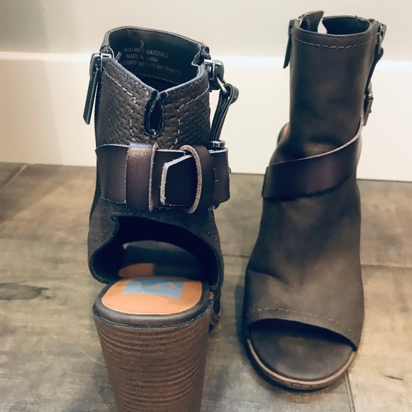 Open Toe Heeled Boots - Picture 3 of 5